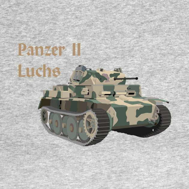 Panzer II Luchs German WW2 Battle Tank by NorseTech